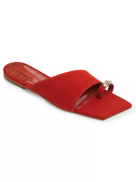 Jodie Embellished Suede Sandals