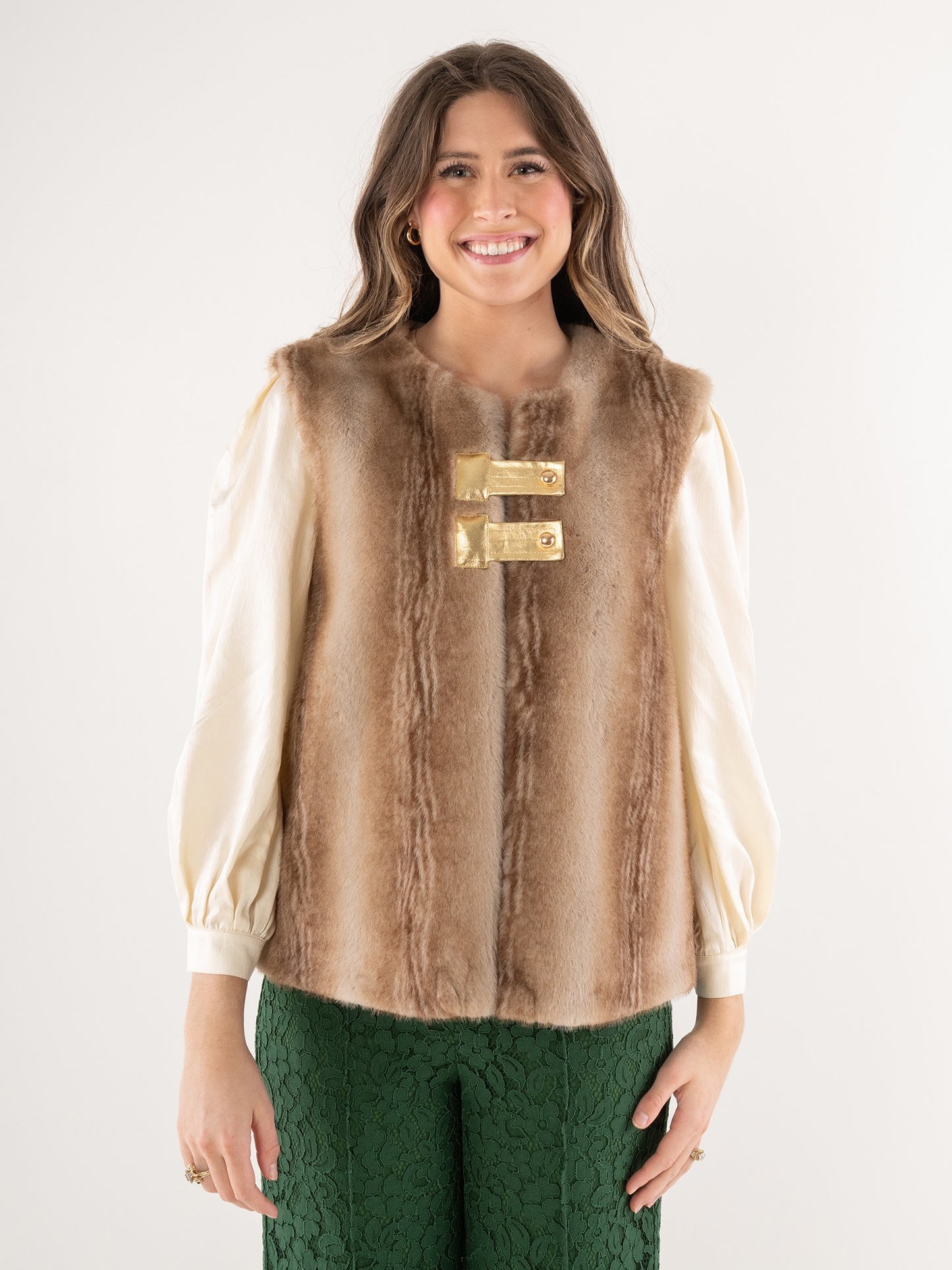 Roxy Vest - Fur