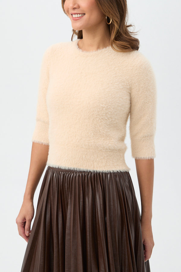 MALIAH FUZZY SWEATER