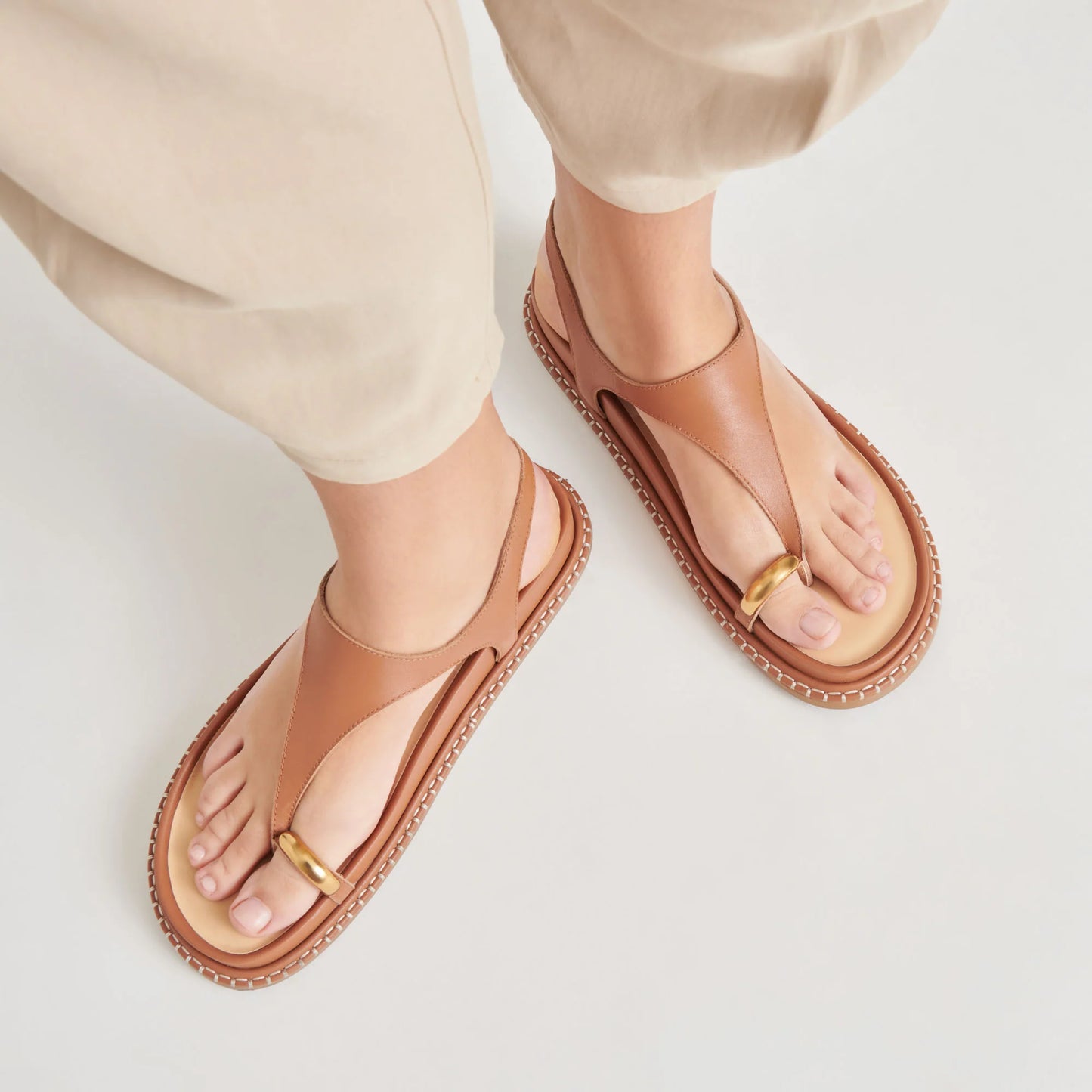 Stefan Sandals Saddle Leather