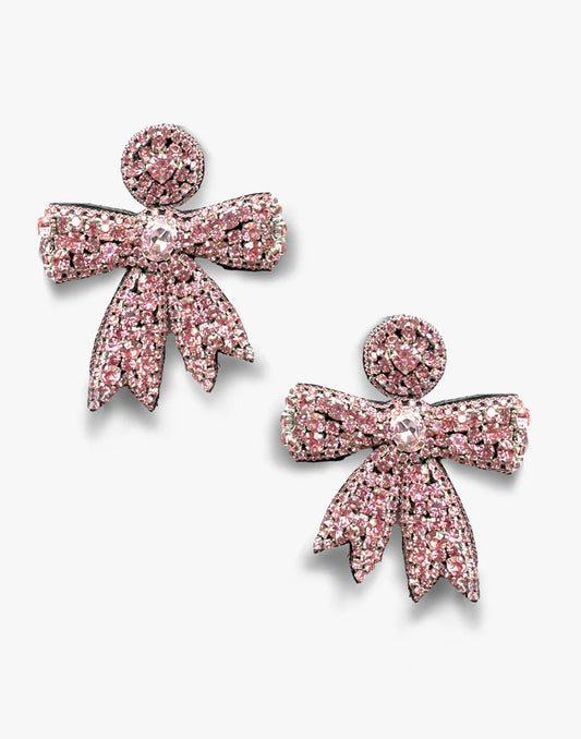 Glitzy Bow Earrings