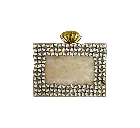 Gold Marble Clutch