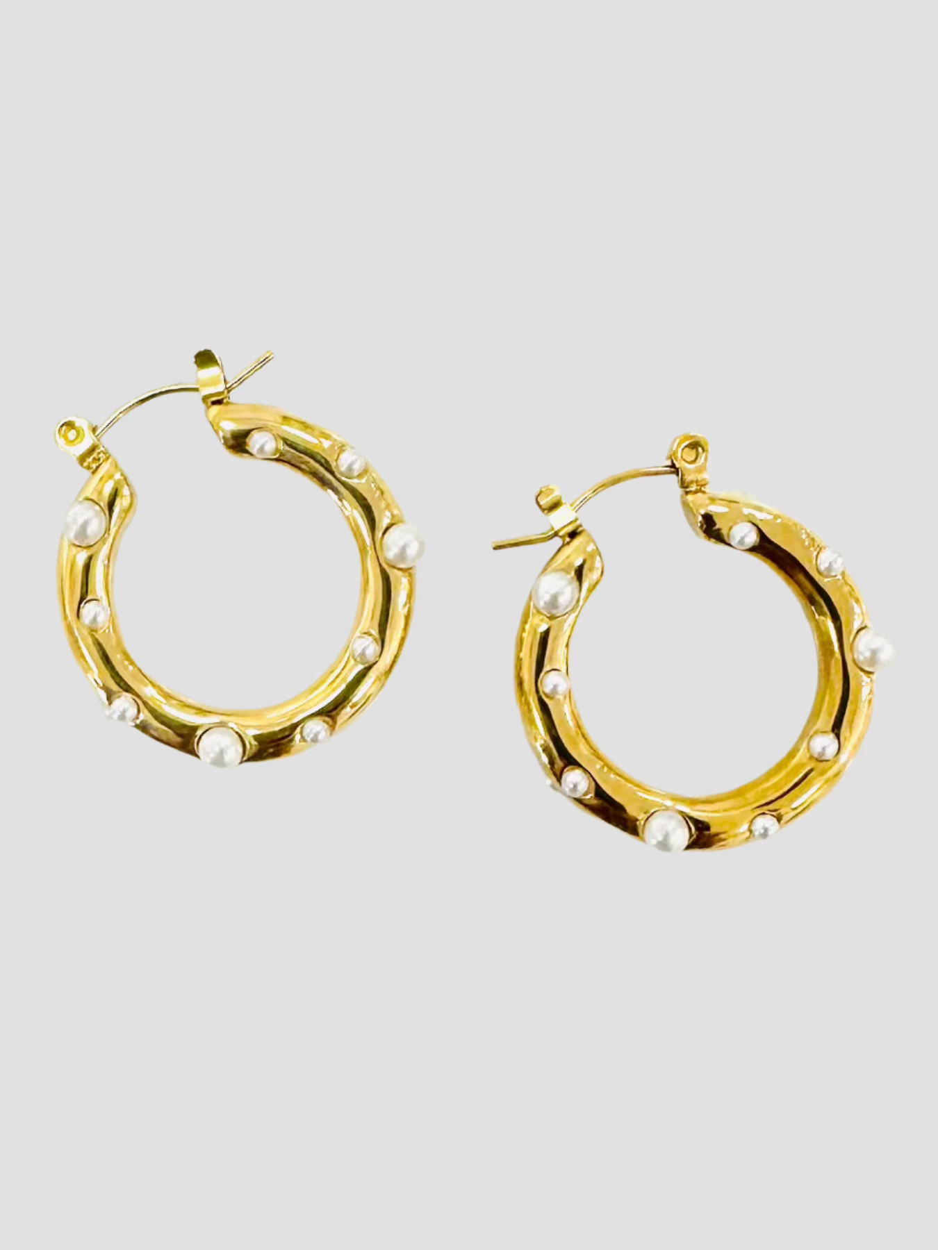 Pearl Hoop Earring