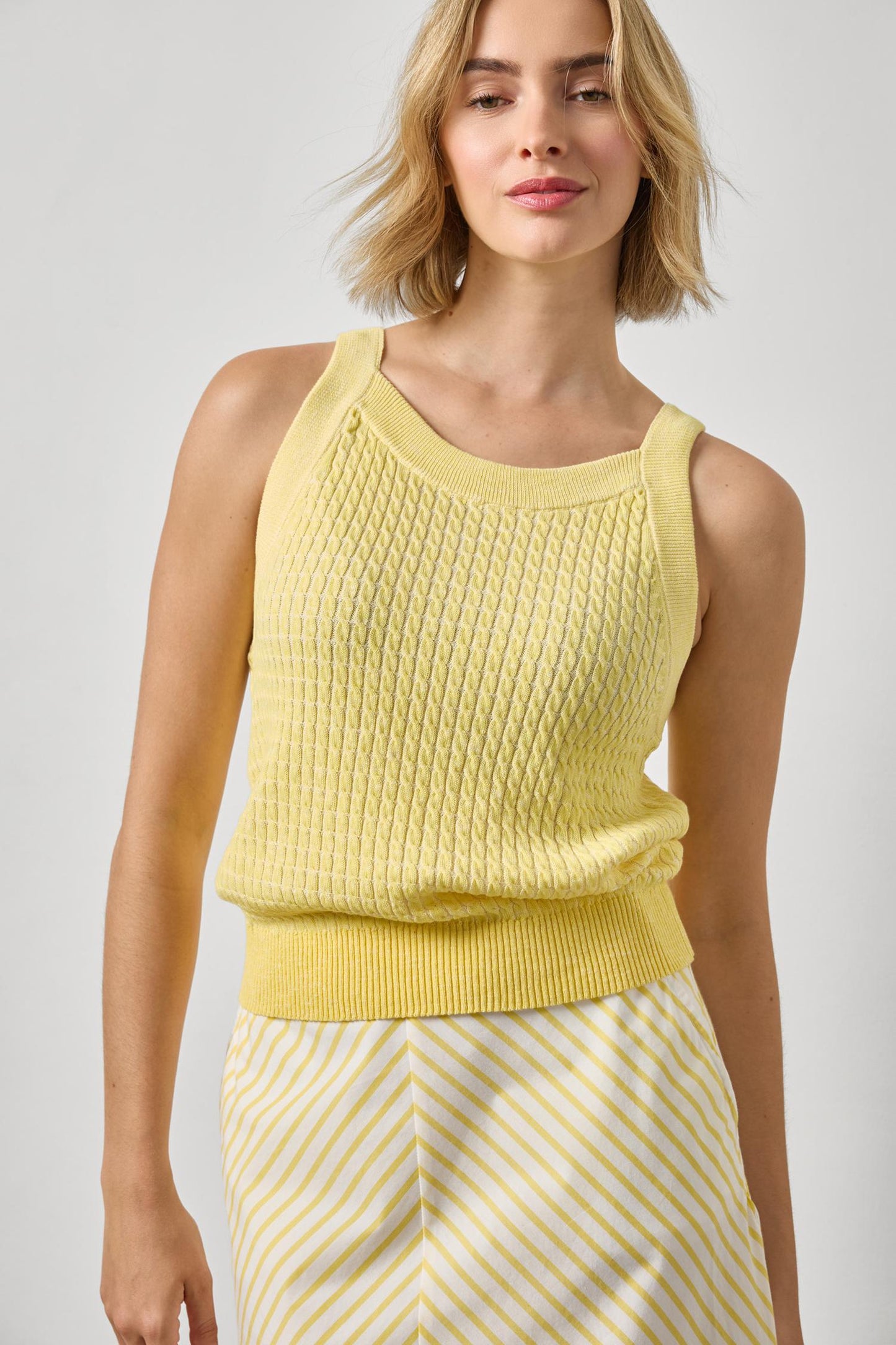 Mini Cable Knit Tank
