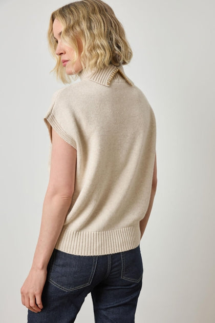 Turtleneck Wedge Sweater