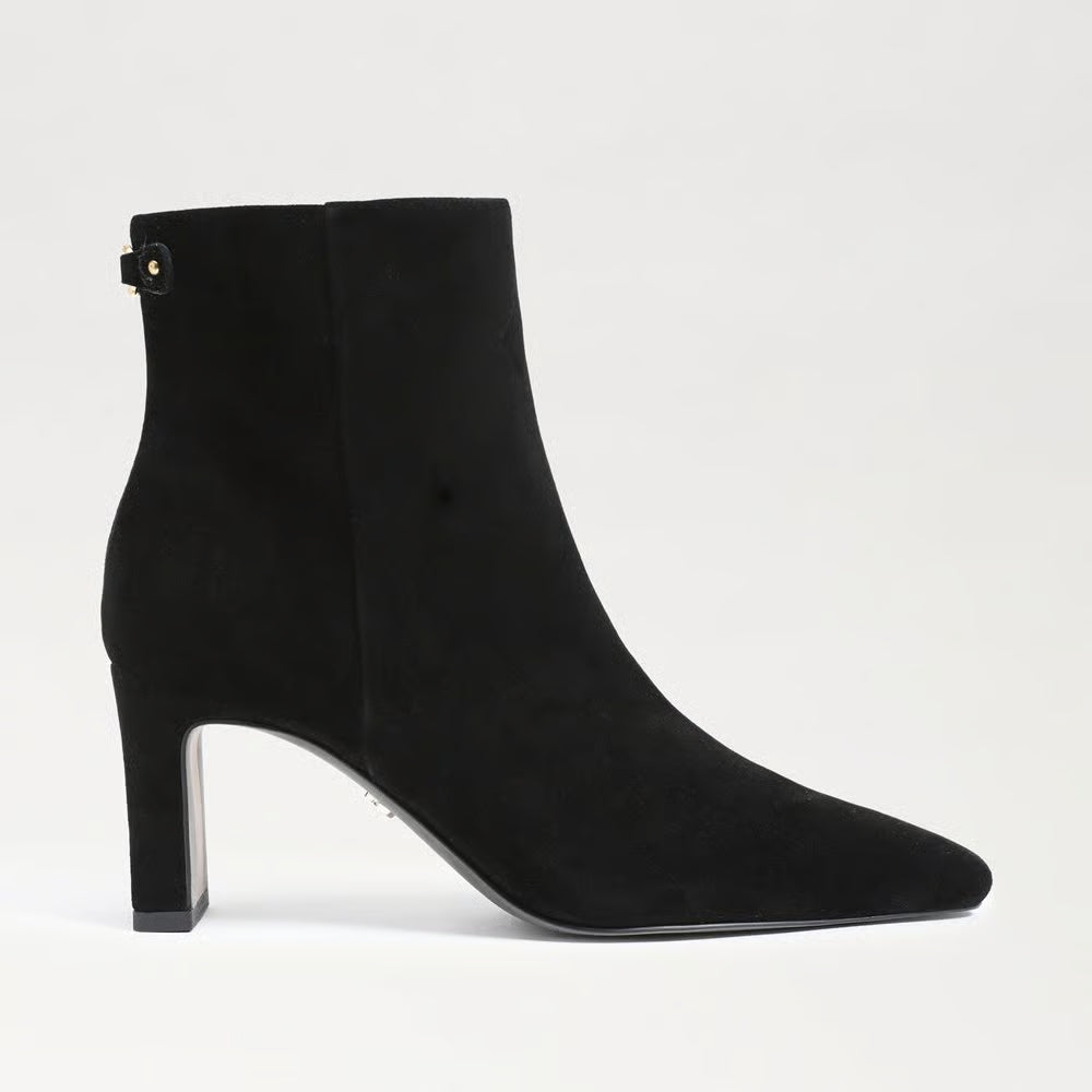 Saige Ankle Bootie - Black Suede