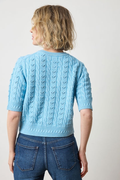 Short Sleeve Cardigan Sweater