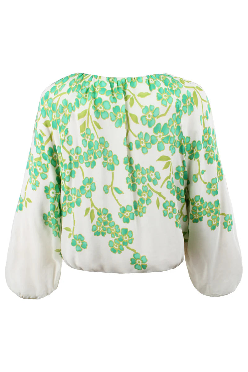 Cameron Blouse - Clover Print