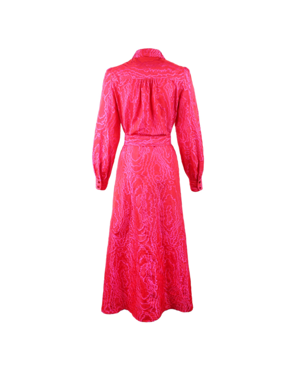 Carrie Dress - Pink & Red