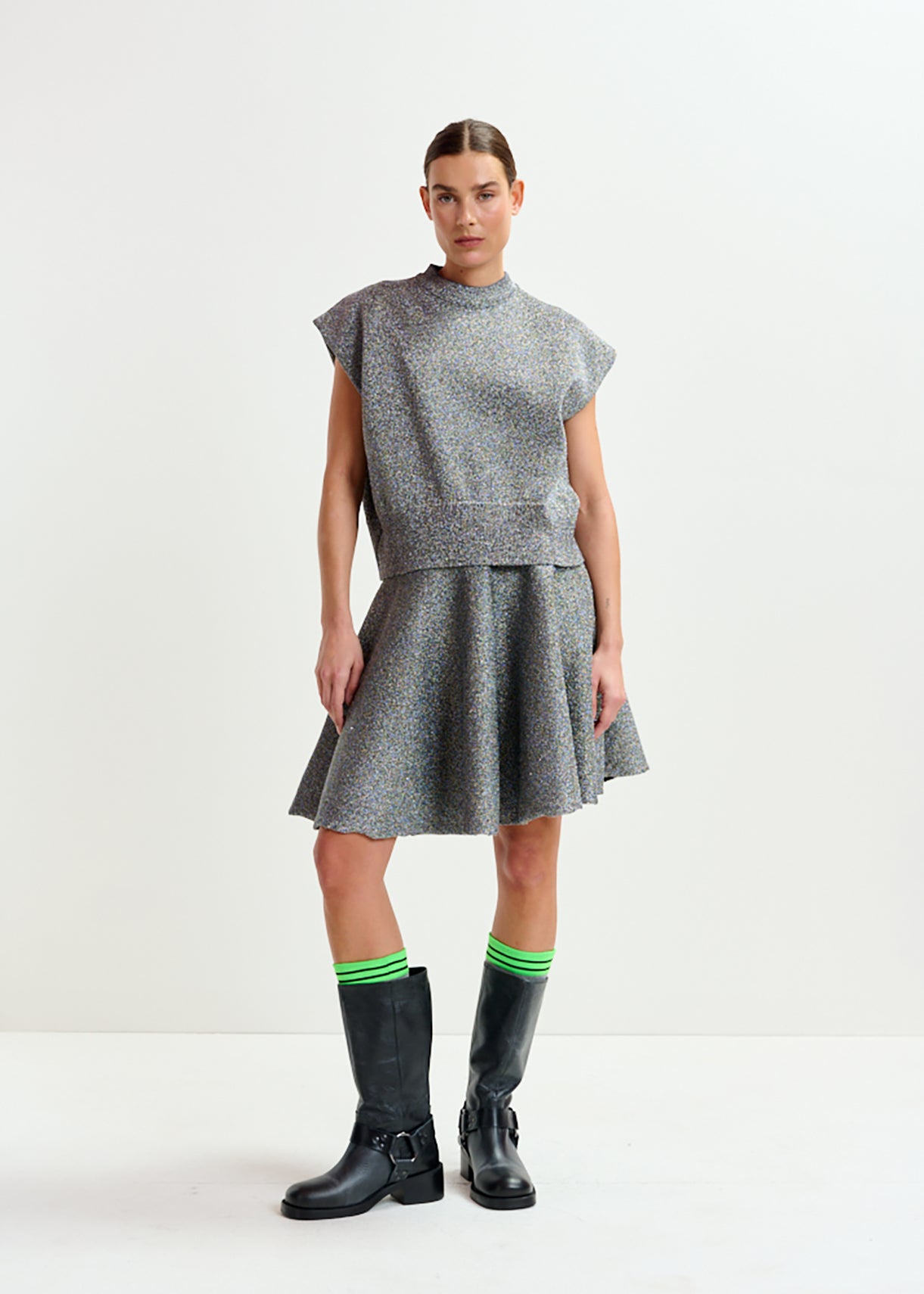 Itdance lurex knitted pullover