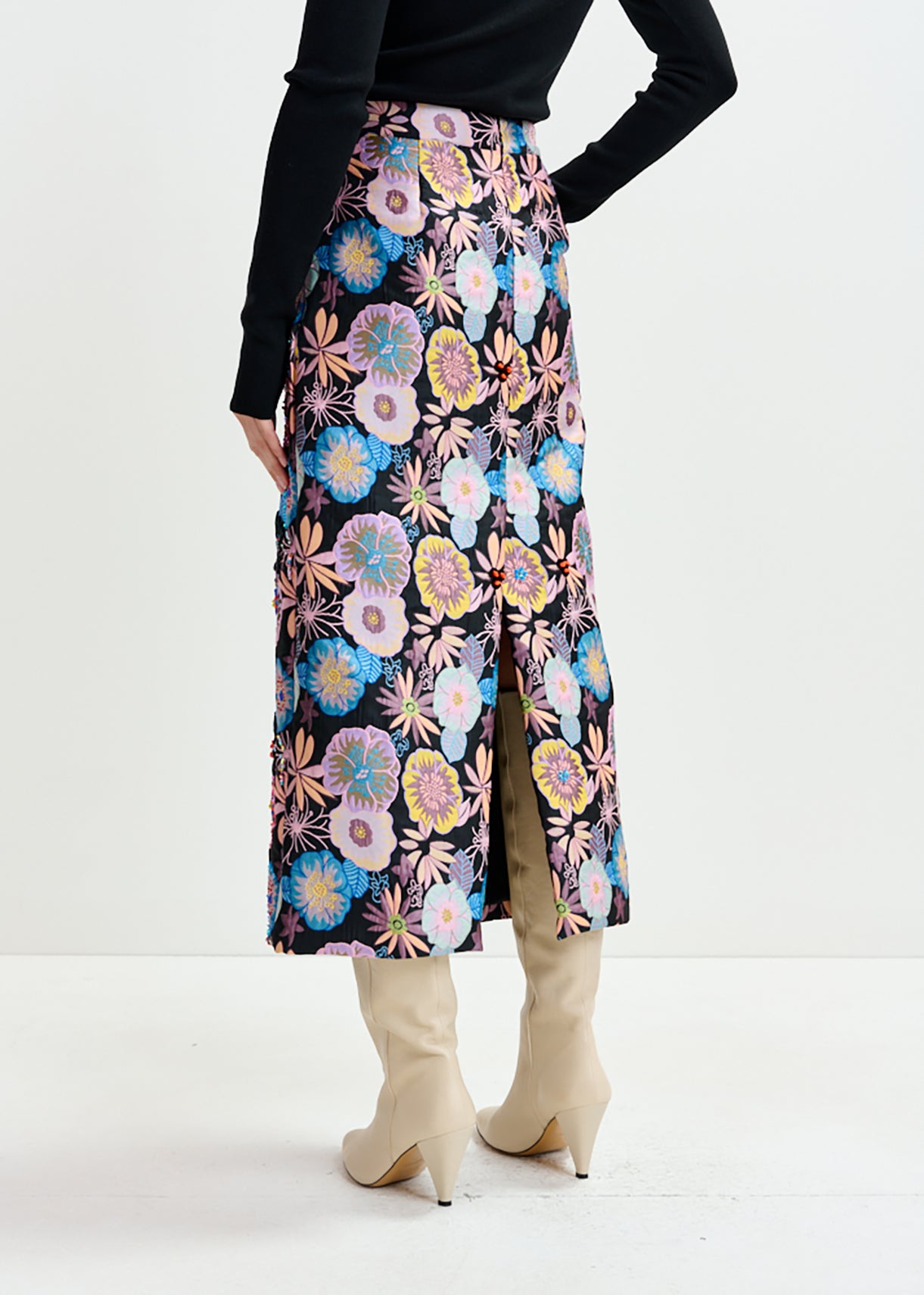 Ivymuse embellished skirt