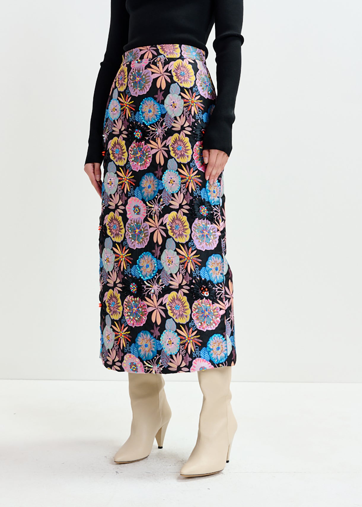 Ivymuse embellished skirt