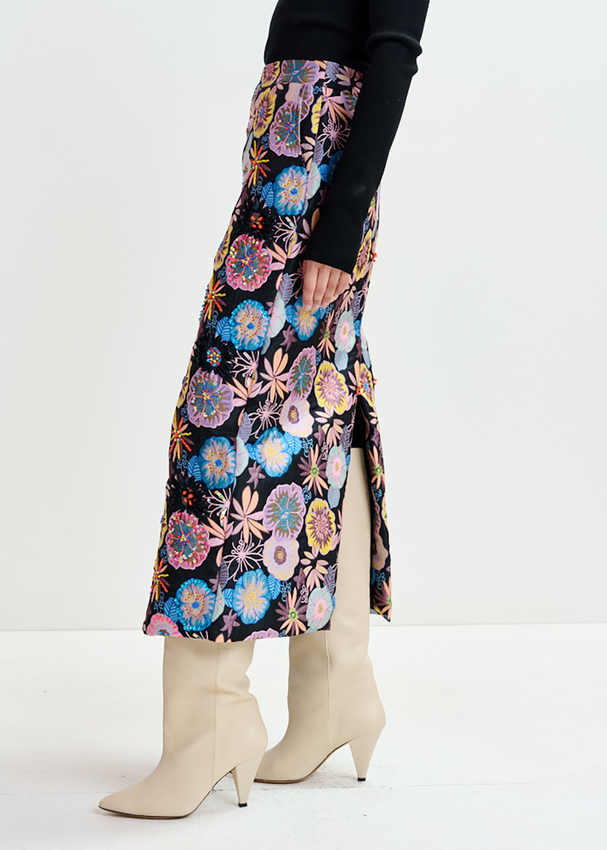 Ivymuse embellished skirt