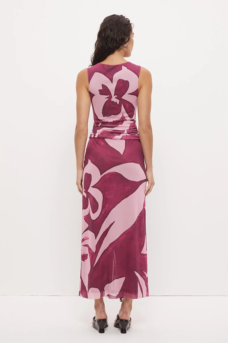 Peta Sleeveless Maxi Dress - Floral