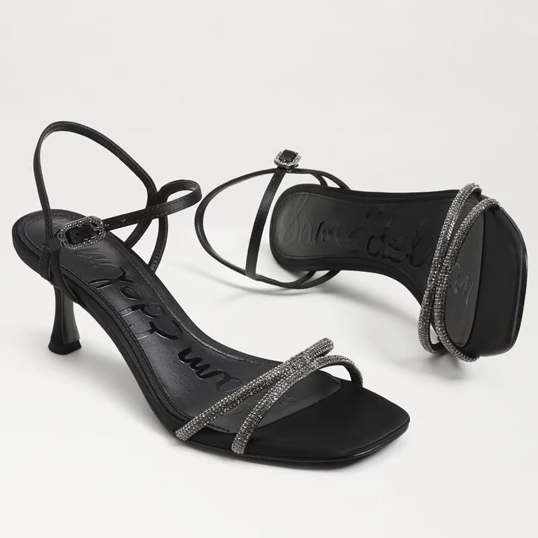 Presley Glam Kitten Heel - Black