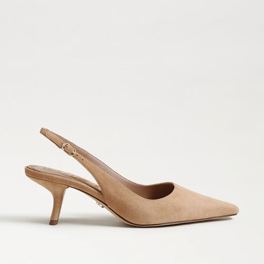 Bianka Slingback Pump - Tan Suede