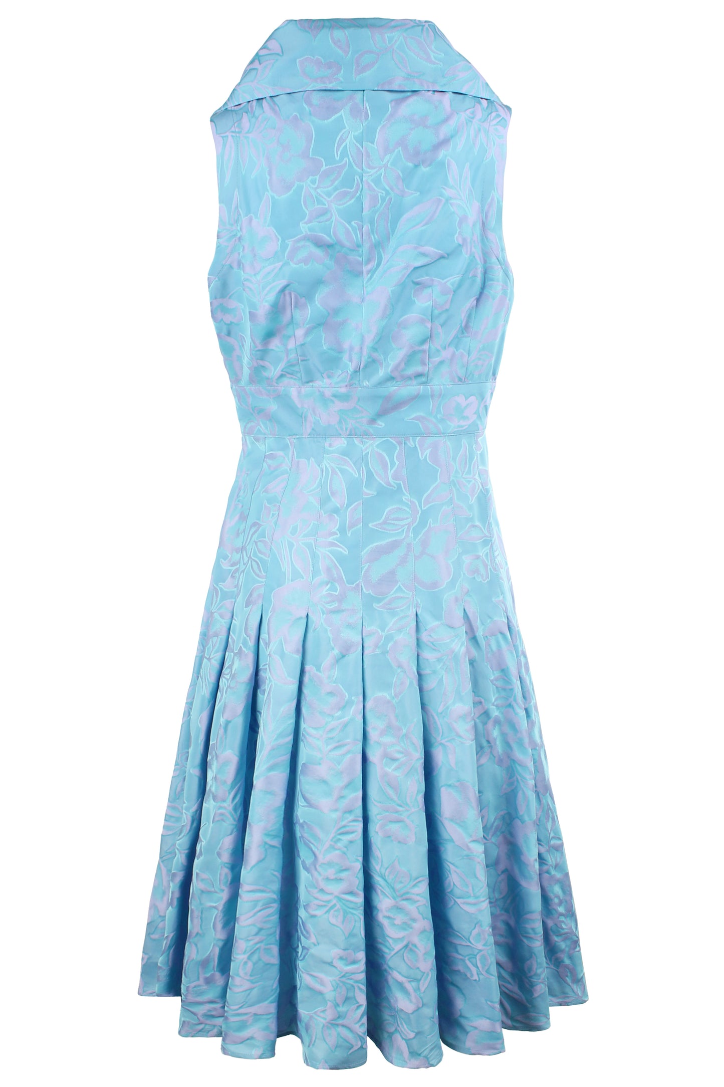 JOHANNA DRESS WEDDING GUEST JACQUARD - TONAL