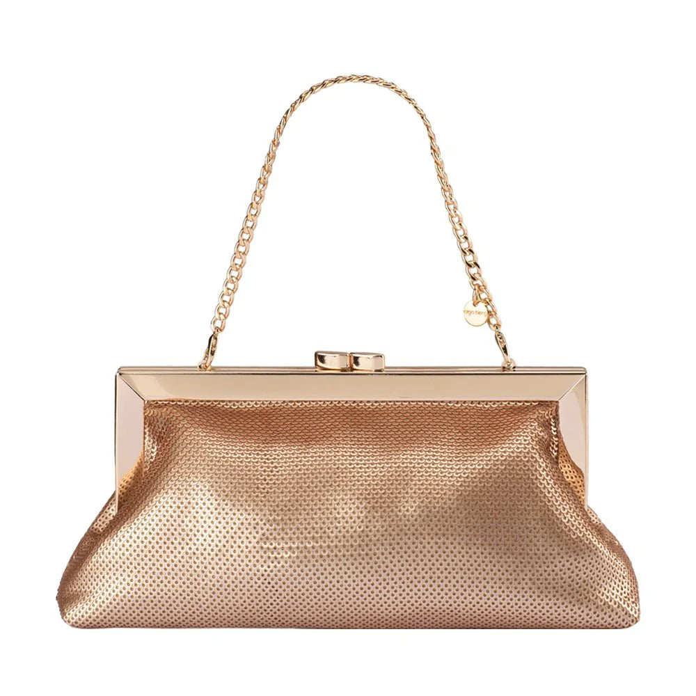 Blush Sequin Clutch