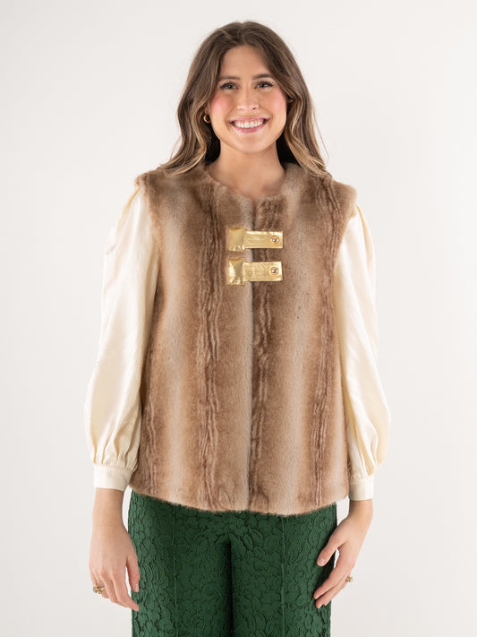 Roxy Vest - Fur