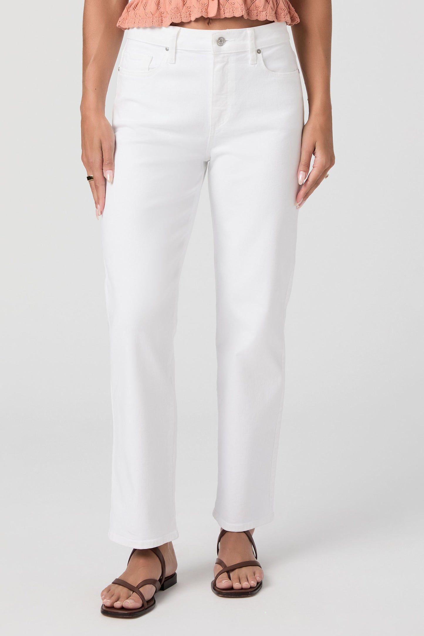 Mason Ankle - Crisp White