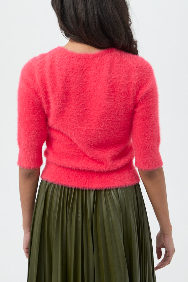 MALIAH FUZZY SWEATER