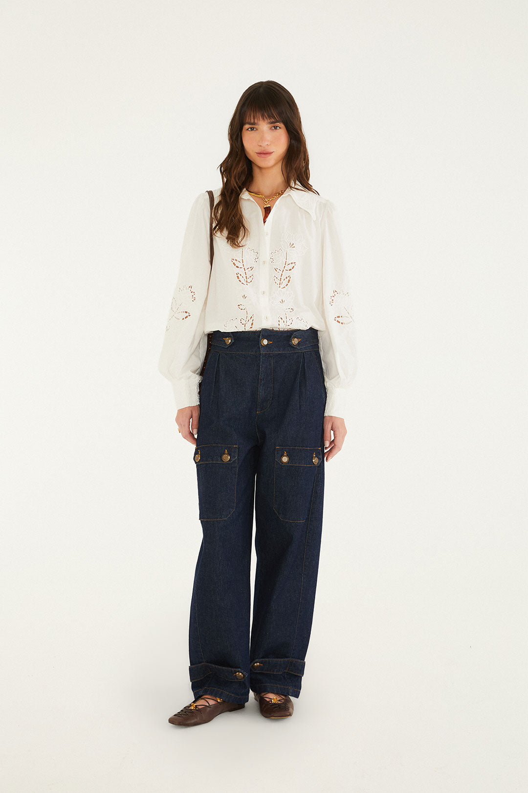 RICHELIEU WHITE LONG SLEEVE SHIRT
