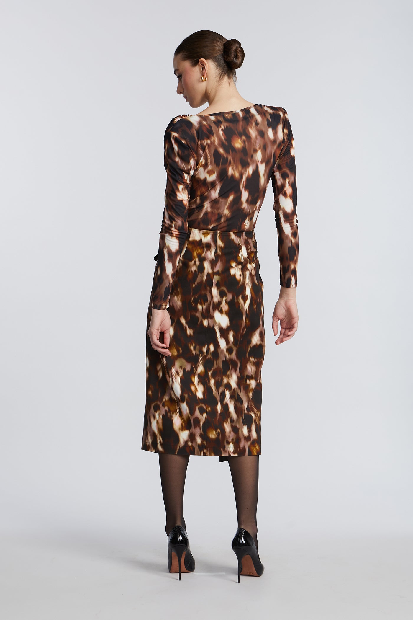 Overlap Midi Skirt