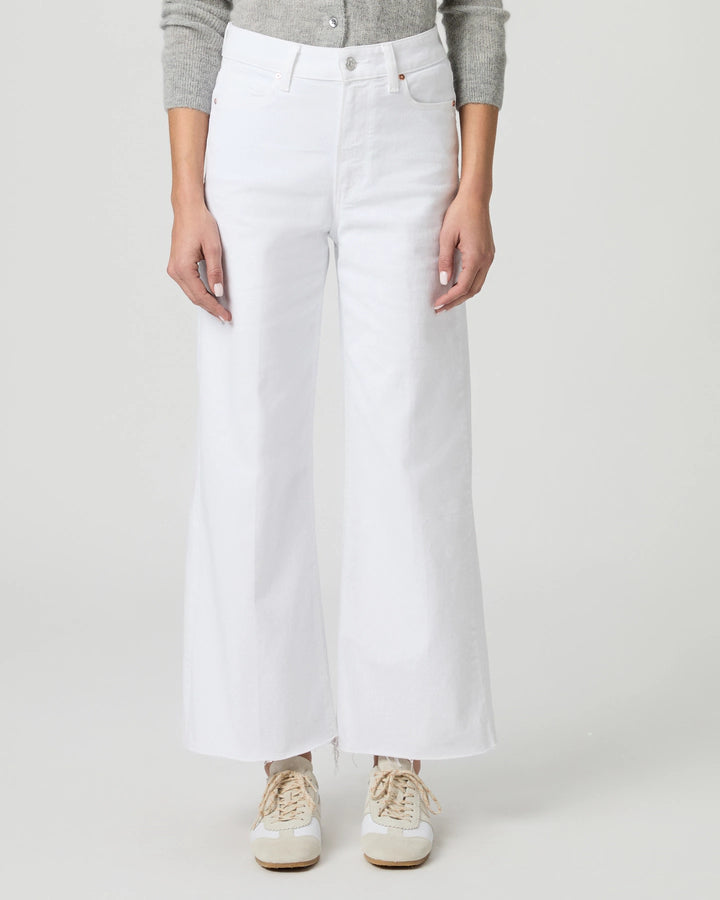 Anessa Petite w/ Raw Hem - Crisp White