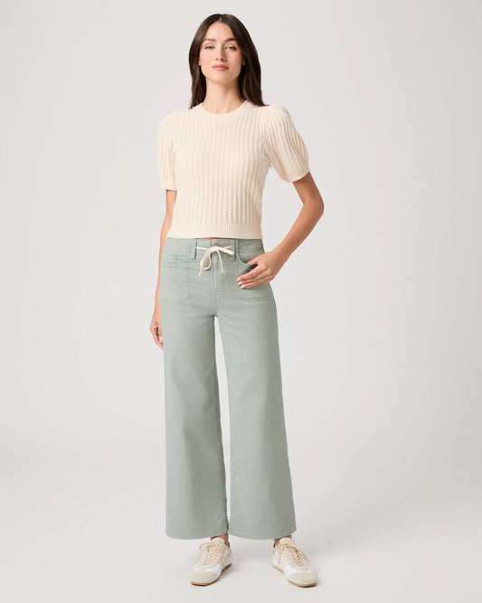 Ari W/ Waistband Tie + Stitch Thru Utility Pocket - Vintage Seaglass