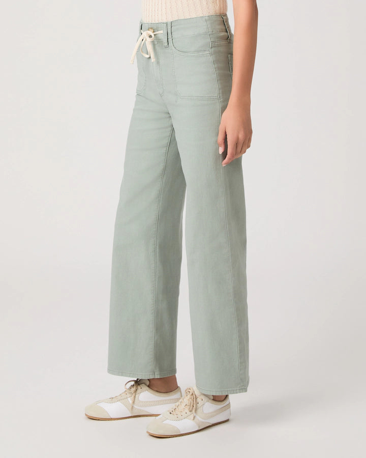 Ari W/ Waistband Tie + Stitch Thru Utility Pocket - Vintage Seaglass