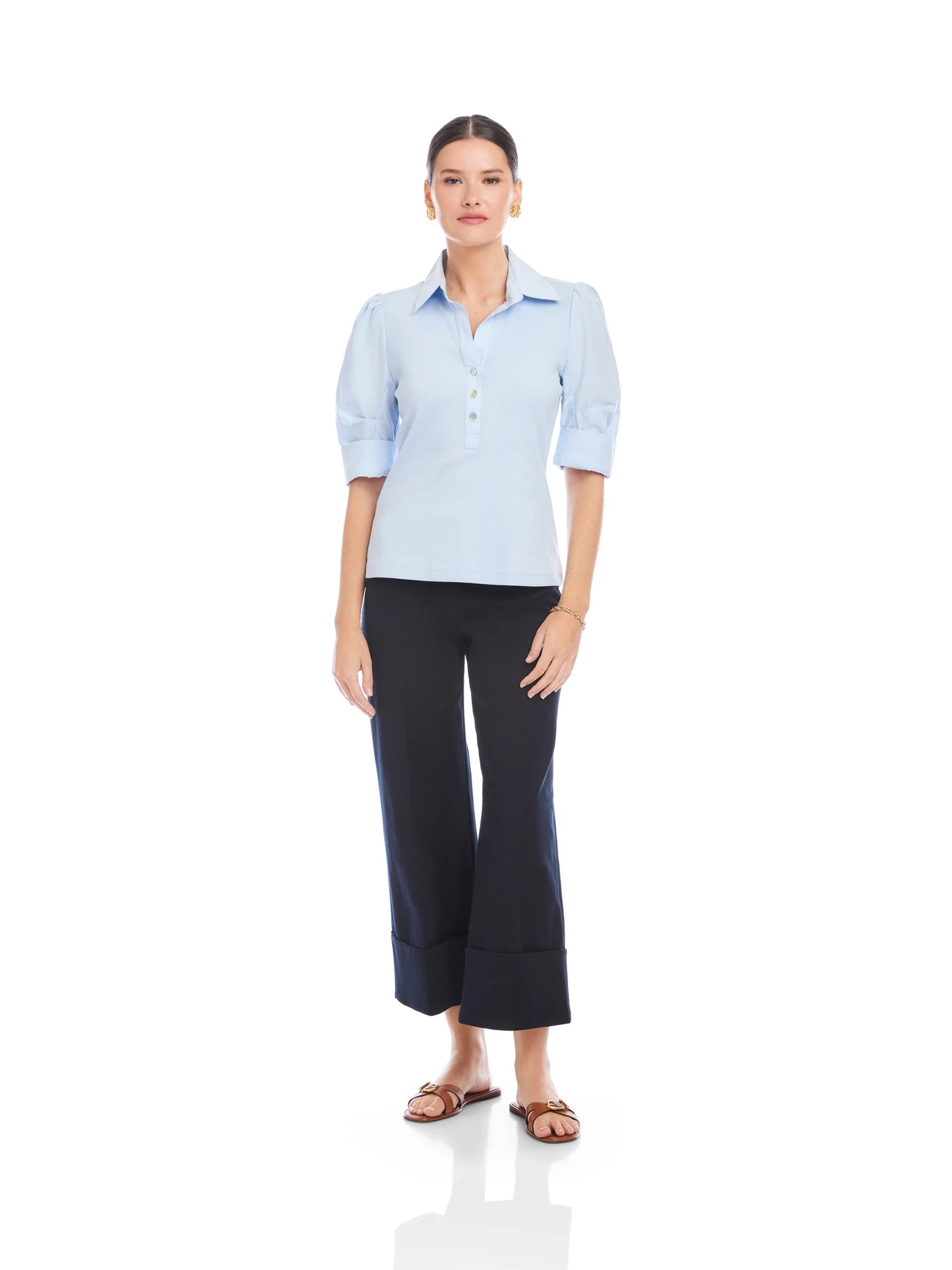 Camden Contrast Henley Top
