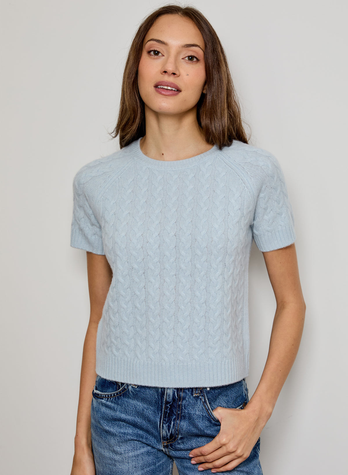SS CABLE SWEATER