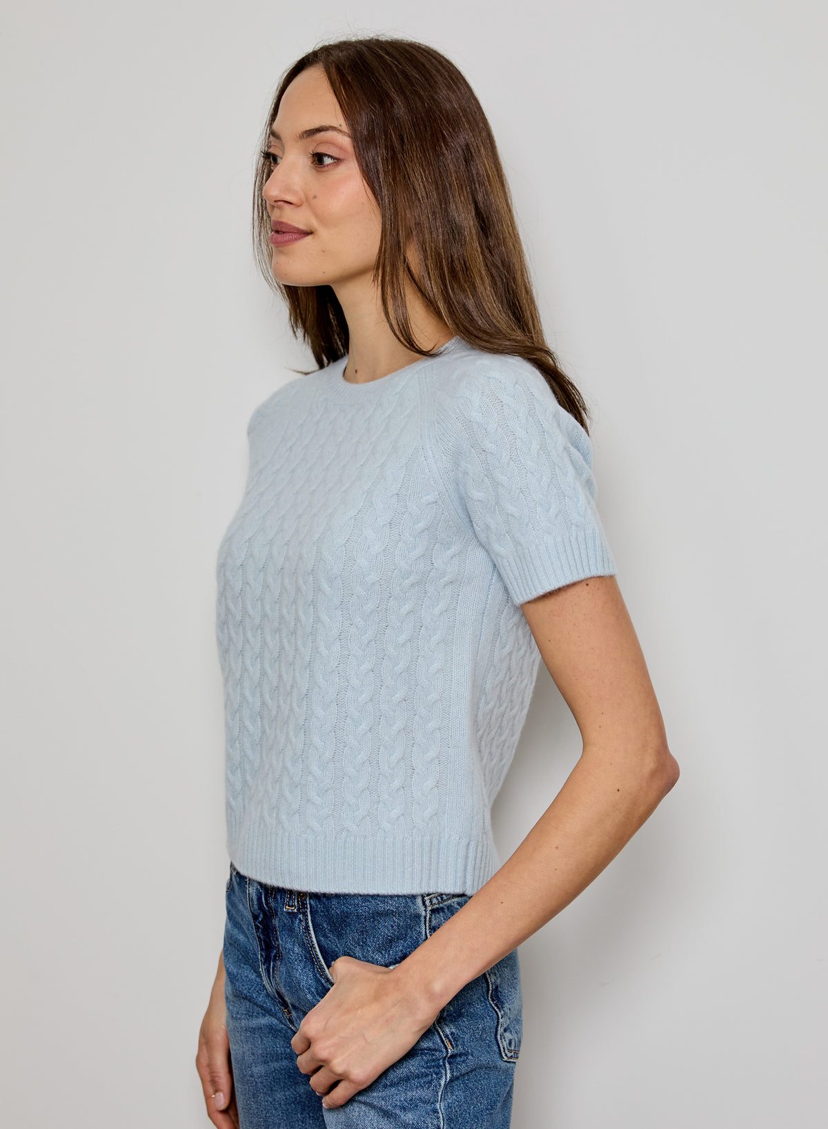 SS CABLE SWEATER
