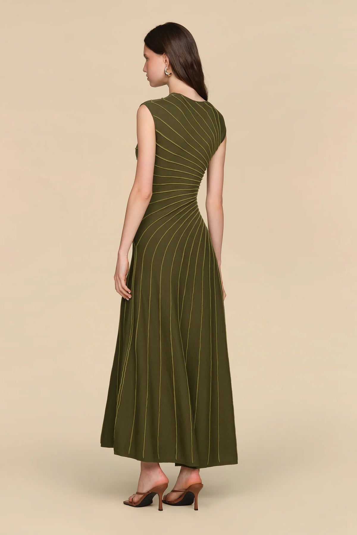 Freya Pleated Knit Dress