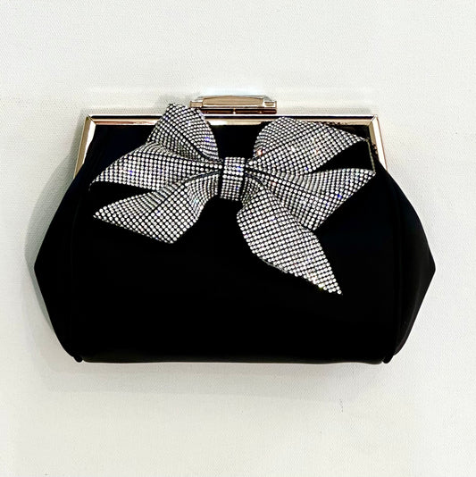 Black Bow Clutch