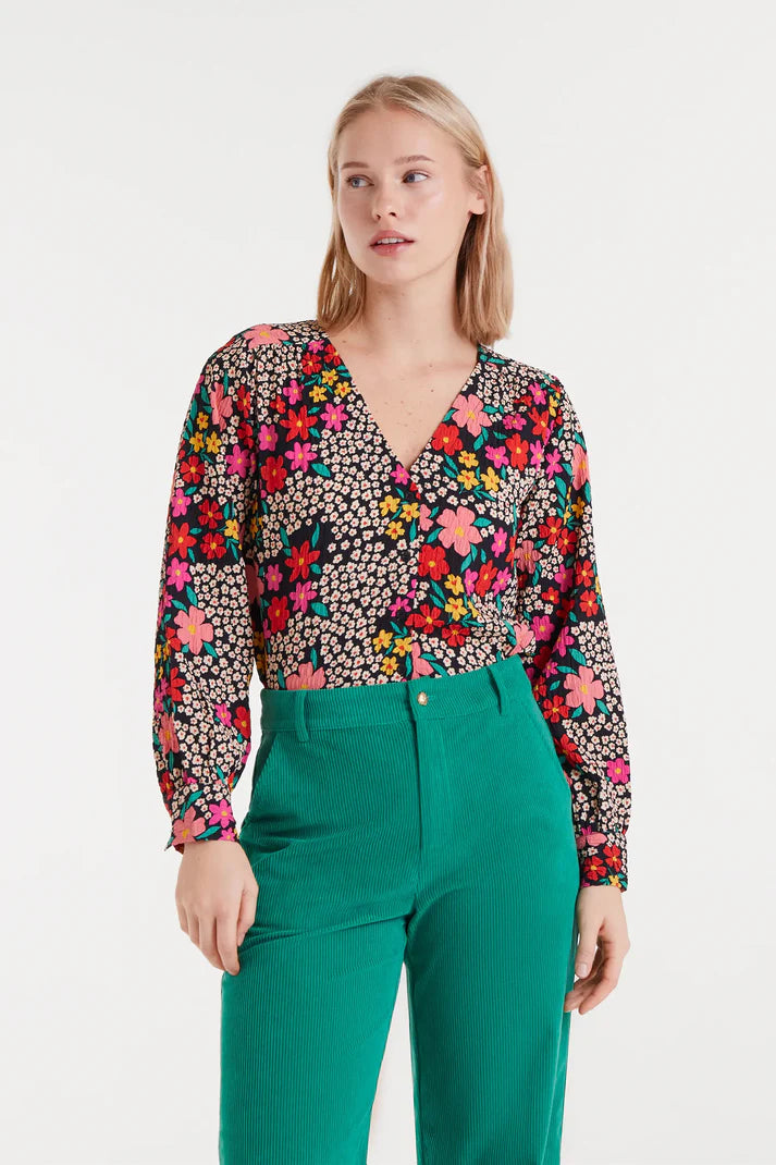 Garden Print Blouse