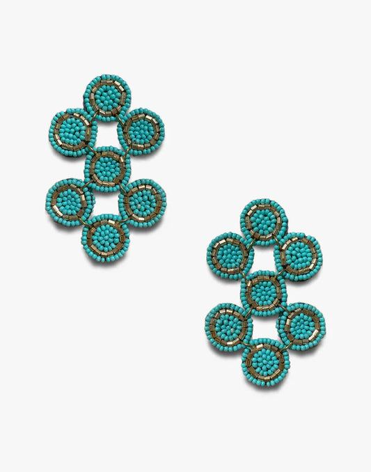 Geometric Jade Earrings