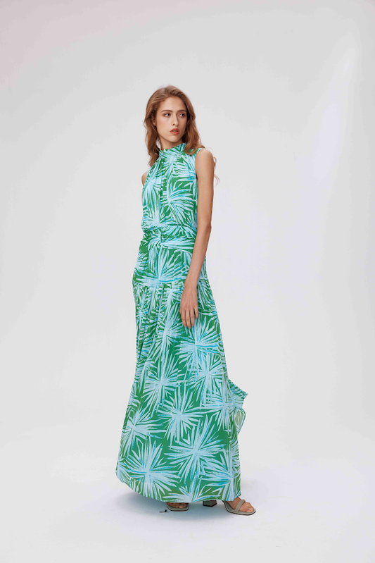 Menon Tropical Print Dress