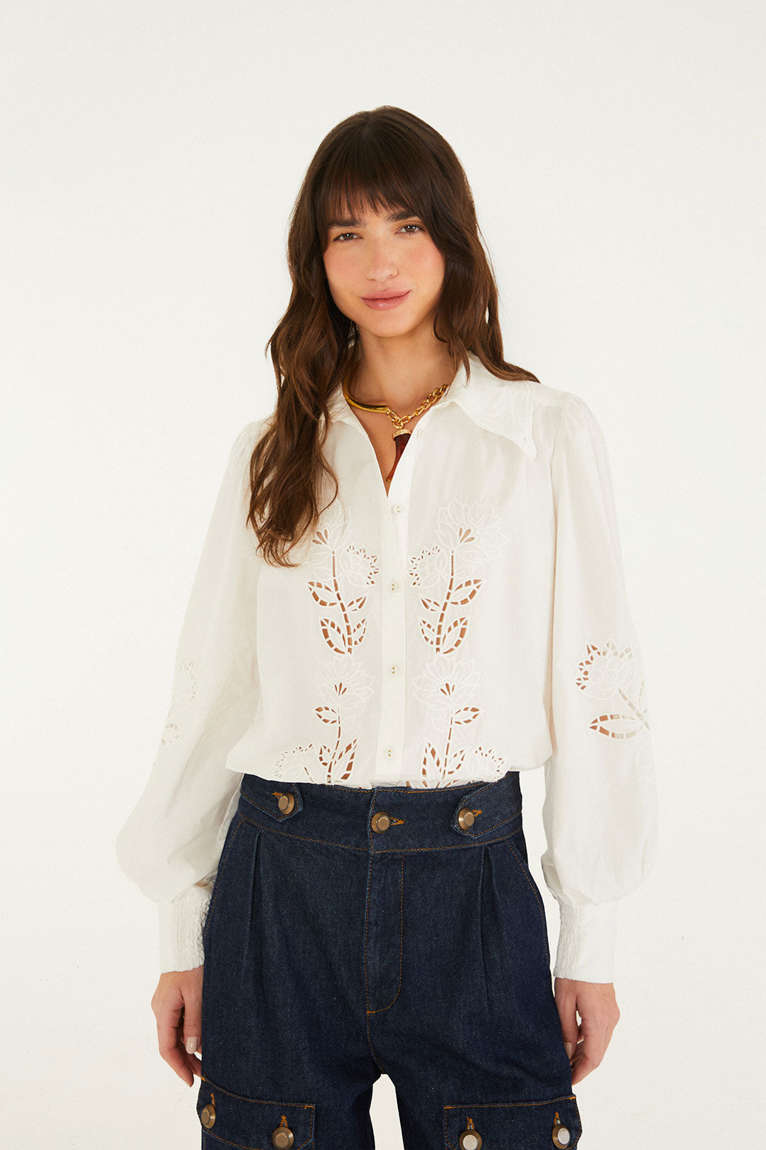 RICHELIEU WHITE LONG SLEEVE SHIRT