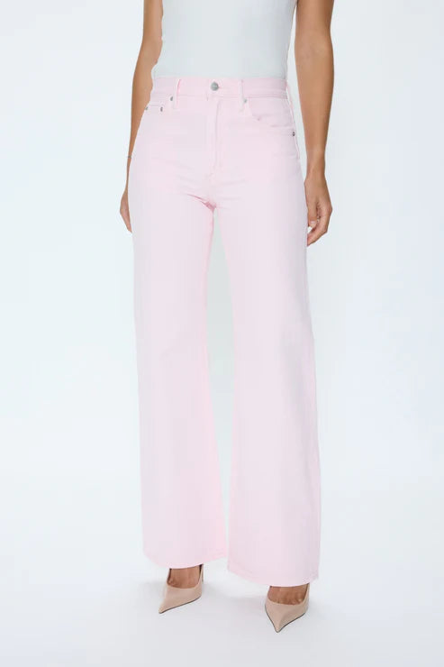 Larsen Relaxed Flare Jean - Blush