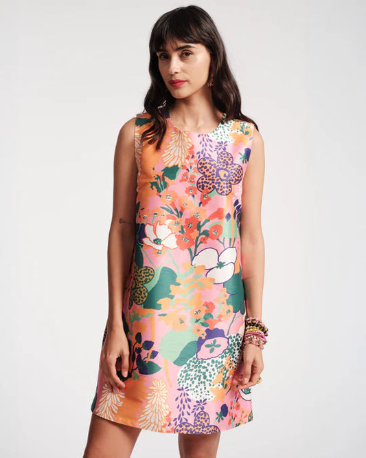 Lilly Shift Dress Botanical Bash
