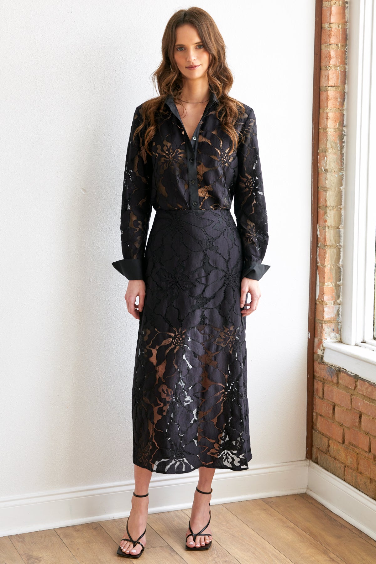 HAZEL SKIRT CORDED LACE