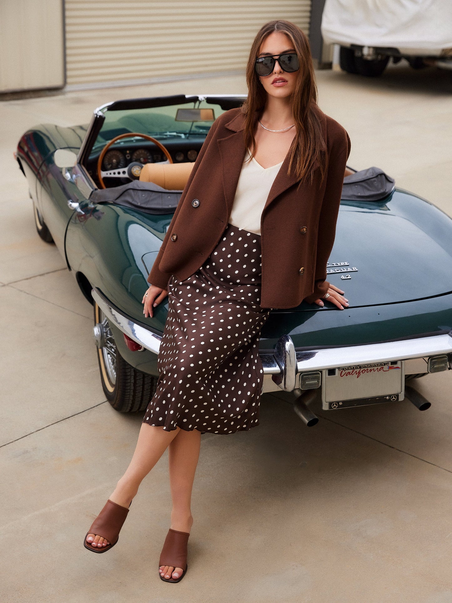 Mia Bias Midi Skirt