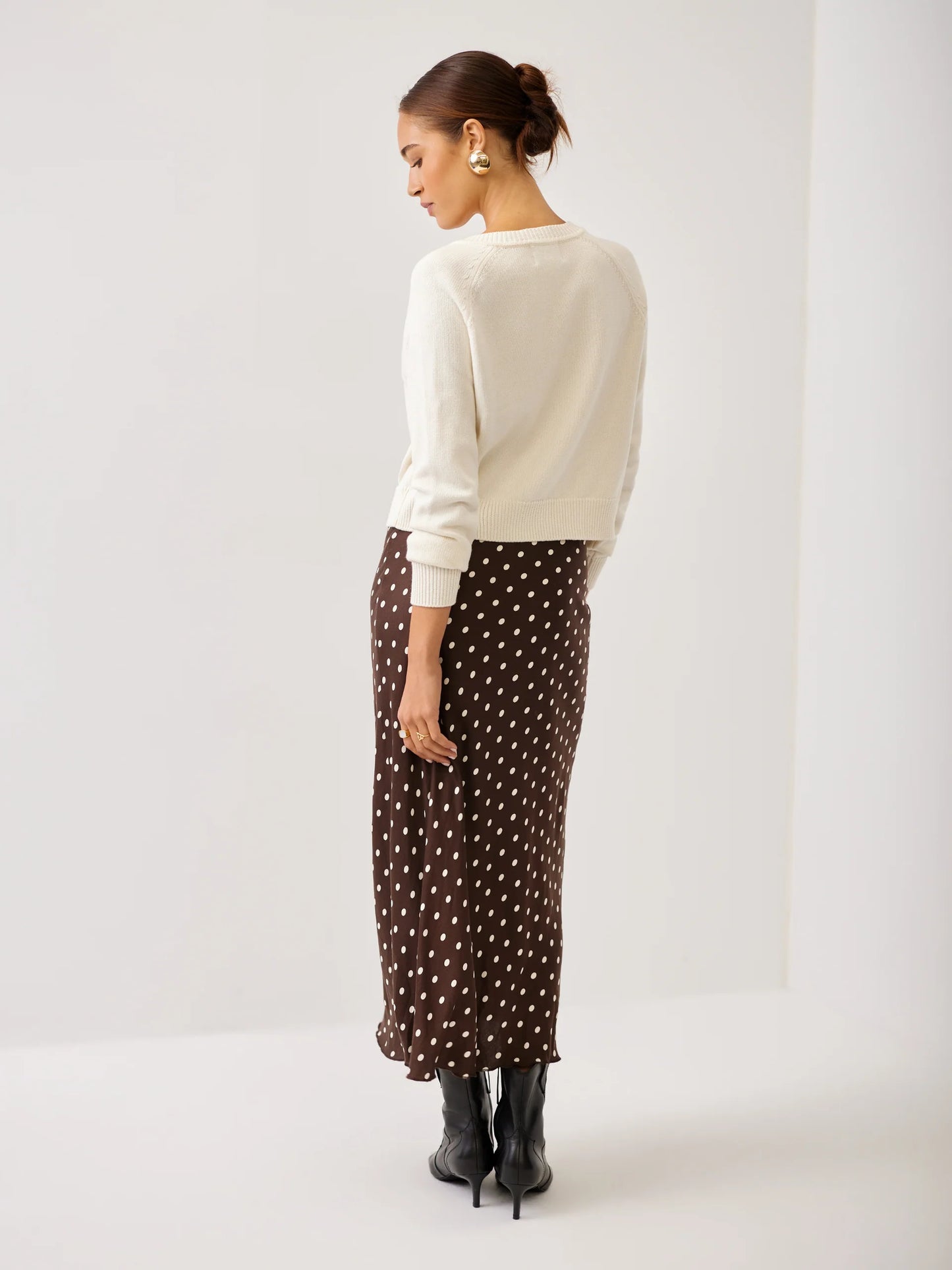 Mia Bias Midi Skirt
