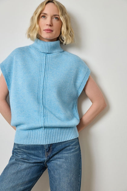 Turtleneck Wedge Sweater