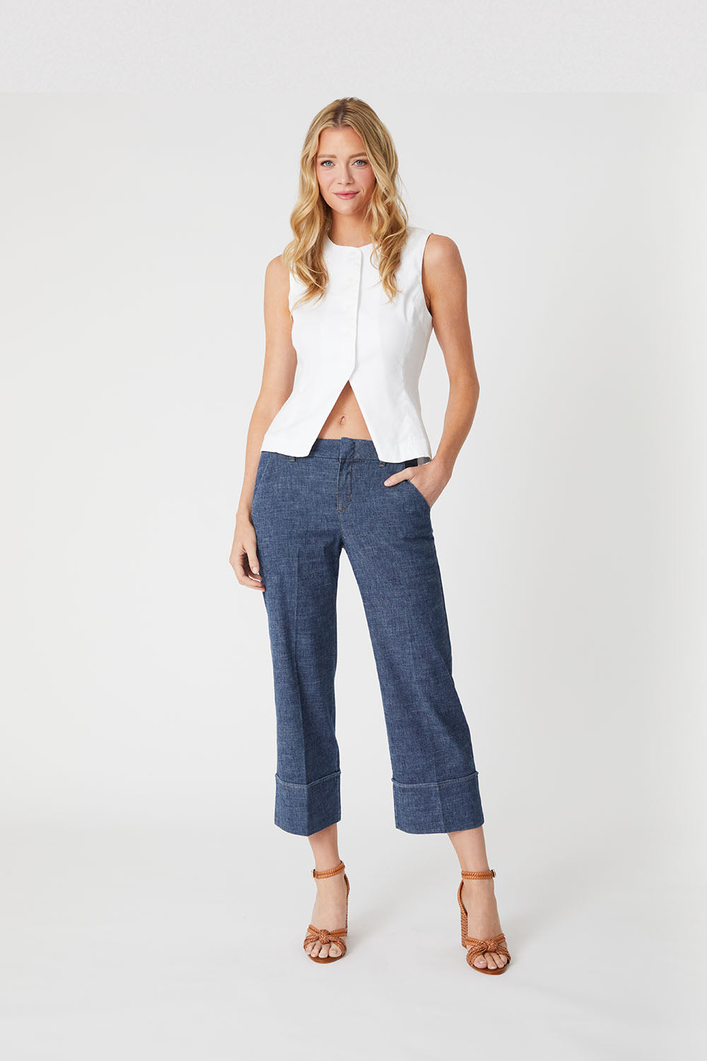 LAUREN CUFFED TROUSER