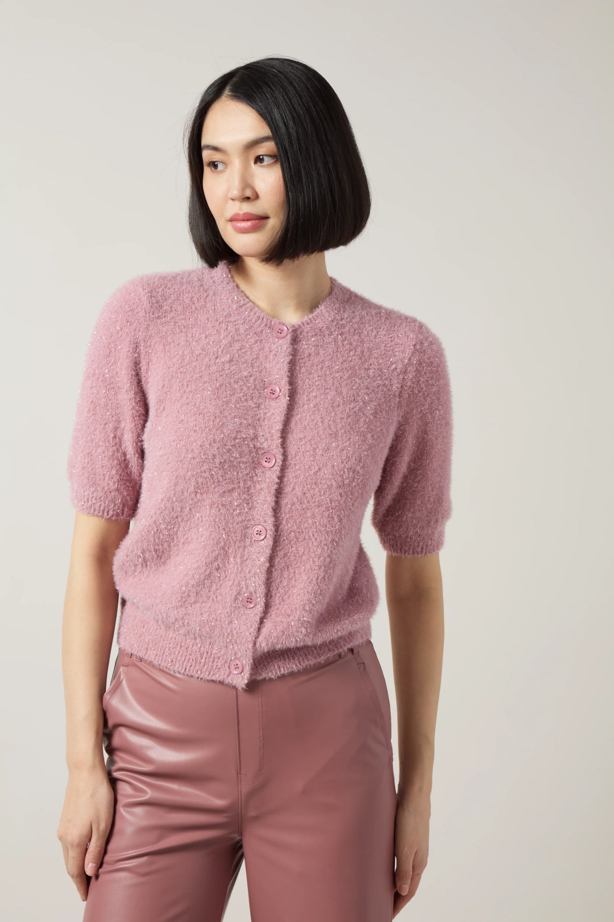 Opalite Short Sleeve Cardigan