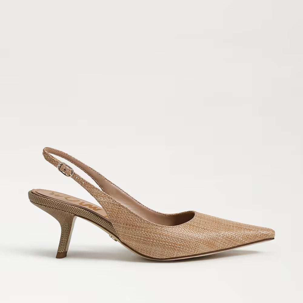 Bianka Slingback Pump - Raffia