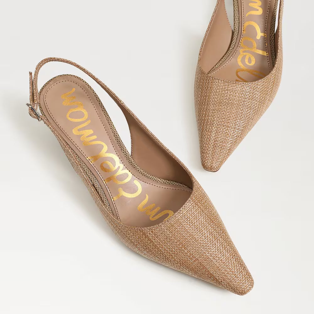 Bianka Slingback Pump - Raffia