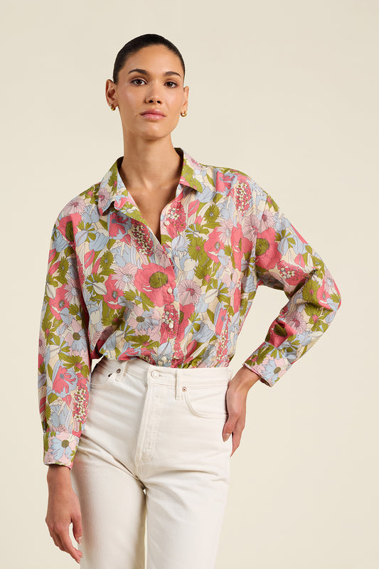 Emilia Oversized Shirt Tarsila Bloom